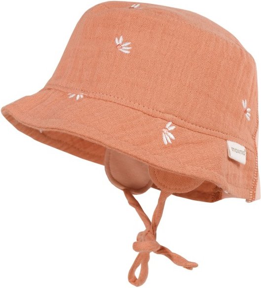 maximo - Baby's Hütchen Musselin Band Ohrenkl Futter - Hut Gr 39 cm rosa