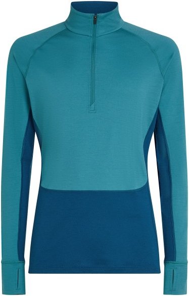 Thumbnail - Icebreaker - Merino 200 Zoneknit L/S Half Zip - Merinounterwäsche Gr XL türkis