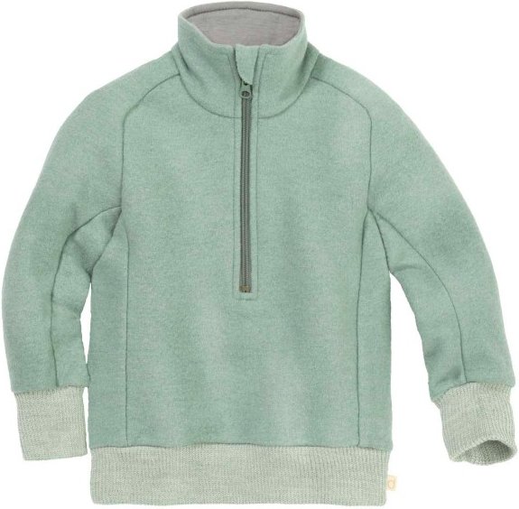 disana - Kid's Troyer Half-Zip - Merinopullover Gr 98/104 türkis