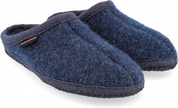 Haflinger - Walktoffel Alaska - Hüttenschuhe Gr 42 blau