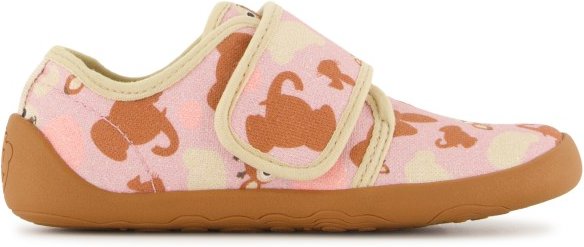 Affenzahn - Kid's Hausschuh Baumwolle Movy - Hüttenschuhe Gr 32 beige