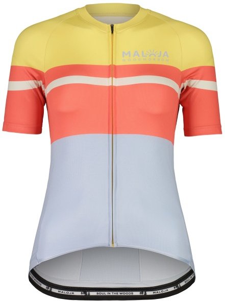 Maloja - Women's MadrisaM. - Radtrikot Gr XL grau