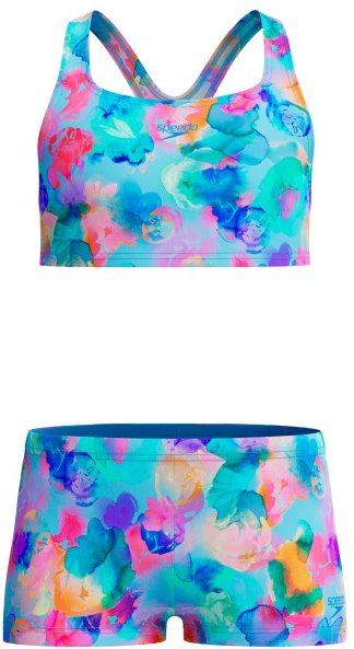 Speedo - Kid's Print Racerback Two Piece - Bikini Gr 152 bunt