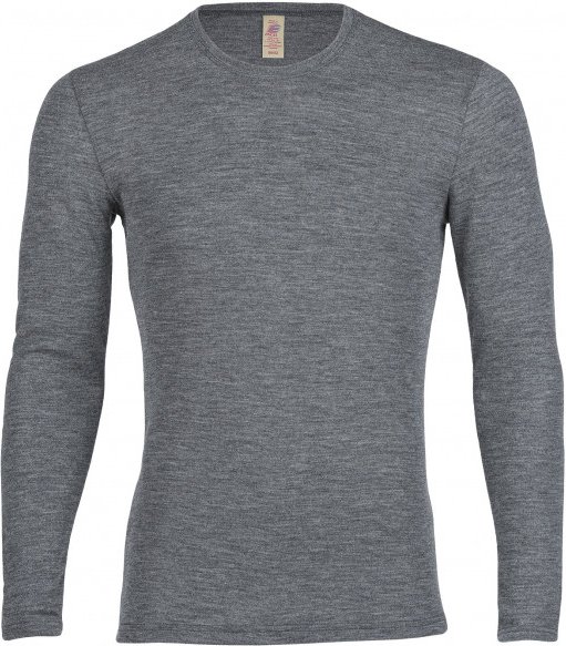 Engel - Herren-Shirt L/S - Alltagsunterwäsche Gr 50/52 grau