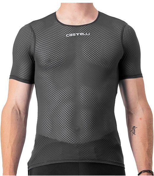 Castelli - Pro Mesh 2.0 Short Sleeve - Radunterhemd Gr L grau