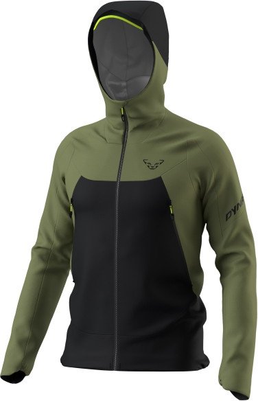 Dynafit - Transalper 3L Jacket - Regenjacke Gr M oliv/schwarz