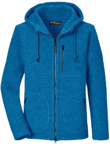 Thumbnail - Mufflon - Halva - Wolljacke Gr XXL blau
