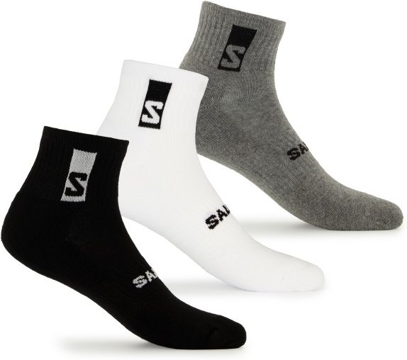 Thumbnail - Salomon - Everyday Ankle 3-Pack - Multifunktionssocken Gr 39-41 weiß