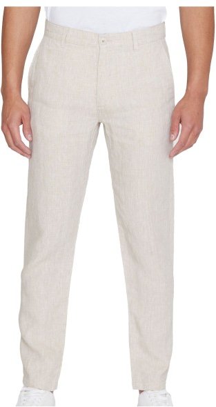 Thumbnail - KnowledgeCotton Apparel - Chuck Regular Linen Pants - Freizeithose Gr 28 - Length: 34'' grau