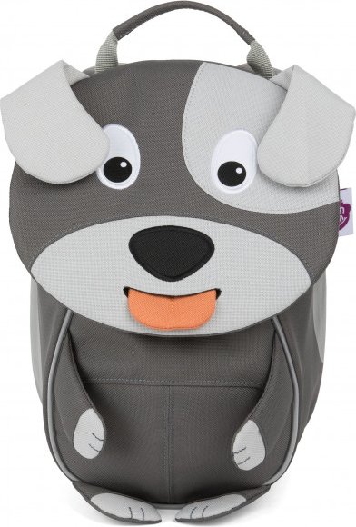 Affenzahn - Kleiner Freund Hund - Kinderrucksack Gr 4 l grau