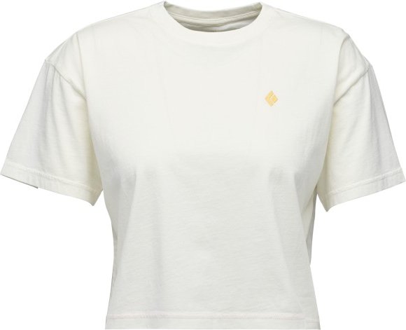Black Diamond - Women's Diamond Crop S/S Tee - T-Shirt Gr L weiß