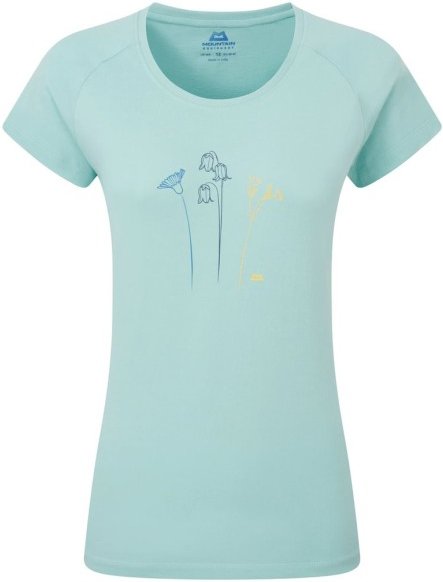 Mountain Equipment - Women's Mountain Flower Tee - T-Shirt Gr 40 grau