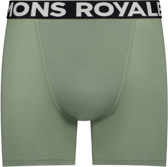 Thumbnail - Mons Royale - Hold 'em Boxer - Merinounterwäsche Gr M grün