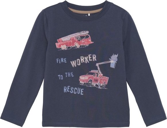 Minymo - Kid's T-Shirt L/S - Longsleeve Gr 98 blau