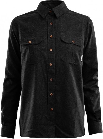 Thumbnail - Aclima - Women's Leisurewool Reborn Woolshirt - Bluse Gr XS schwarz