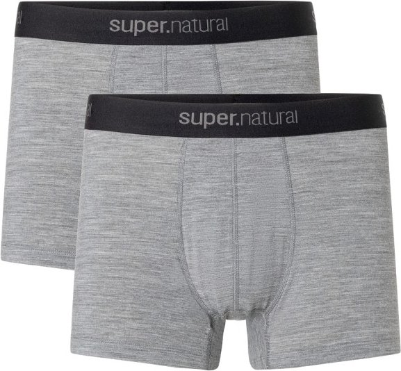Thumbnail - super.natural - Tundra 175 Boxer 2 Pack - Unterhose Gr XL grau