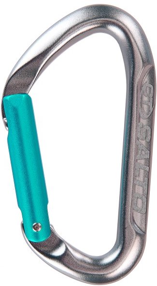 Climbing Technology - Salto S - Schnappkarabiner Gr One Size grau
