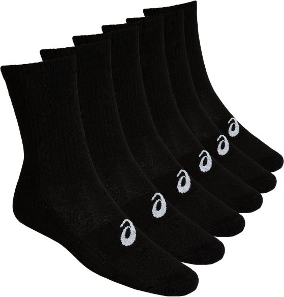 Thumbnail - Asics - 6-Pack Crew Sock - Multifunktionssocken Gr 35-38 - I schwarz