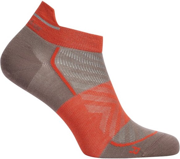 Icebreaker - Women's Merino Run+ Ultralight Micro - Laufsocken Gr 38-40 braun/rot