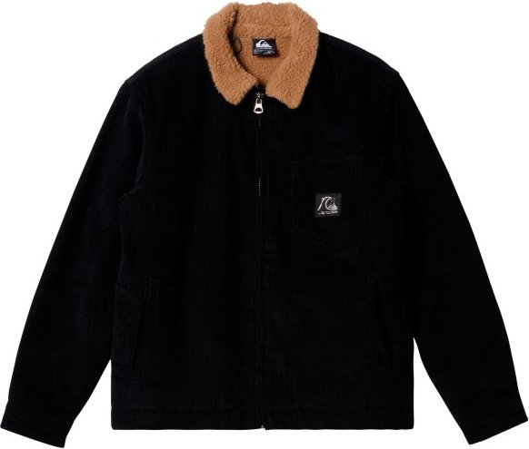 Thumbnail - Quiksilver - Kid's DNA Sherpa Harrington Jacket - Freizeitjacke Gr XL - 16 Years schwarz