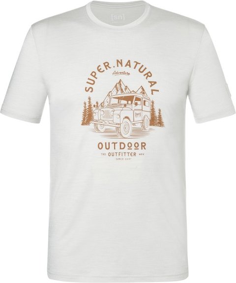 super.natural - Landi Bio Jersey Tee - Merinoshirt Gr XL weiß