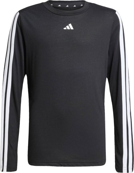 adidas - Kid's Train Essentials Longsleeve - Funktionsshirt Gr 116 grau/schwarz