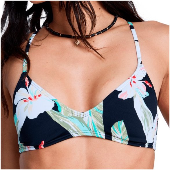 Thumbnail - Roxy - Women's PT Essentials Athletic Tri - Bikini-Top Gr L bunt