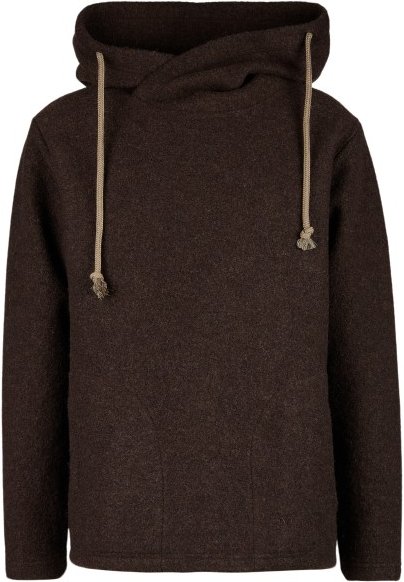 Thumbnail - Mufflon - Lucca - Merinopullover Gr XL schwarz/braun