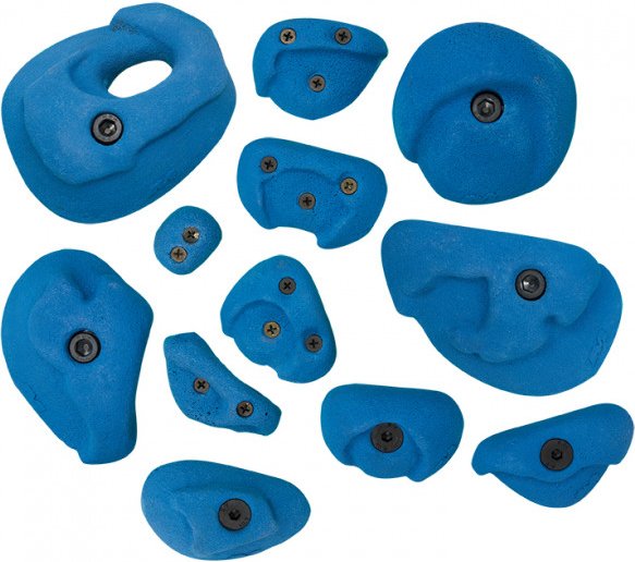 Metolius - Bouldering Set Blue Ribbon - Klettergriffe Gr 12 Holds blau