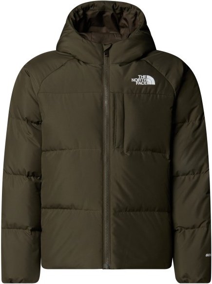 Thumbnail - The North Face - Boy's North Down Hooded Jacket - Daunenjacke Gr M oliv