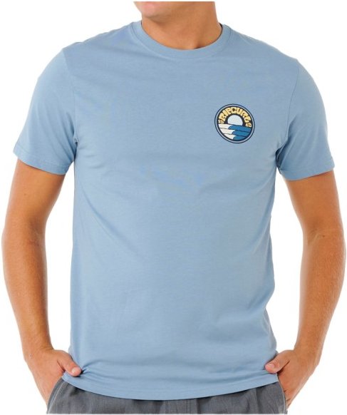 Rip Curl - Pacific Rinse Stacked Tee - T-Shirt Gr XL blau