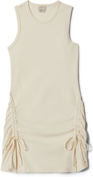 Brixton - Women's Ribbed Cinch Mini Dress - Kleid Gr S beige