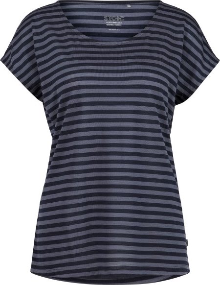 Stoic - Women's MerinoChill MMXX. Göteborg Loose Tee St - Merinoshirt Gr XXL blau