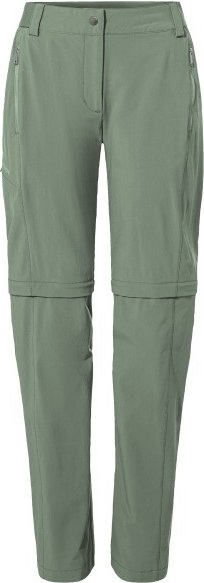 Thumbnail - Vaude - Women's Farley Stretch Zip Off T-Zip Pants II - Trekkinghose Gr 40 - Regular grün/oliv