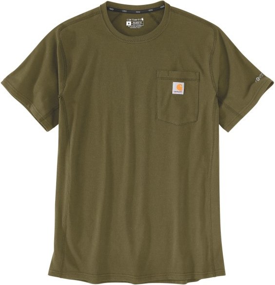 Carhartt - Force Pocket S/S T-Shirt - T-Shirt Gr M oliv