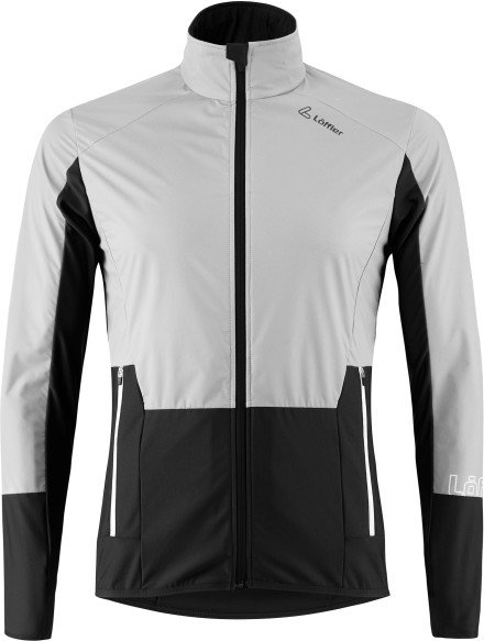 Löffler - Jacket Worldcup REP - Langlaufjacke Gr 46 grau/schwarz