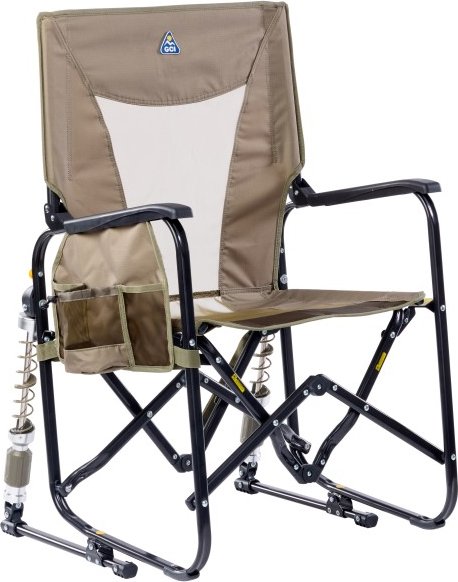 GCI - Adjustable Rocker - Campingstuhl Gr 61,5 x 61,5 x 98 cm grau