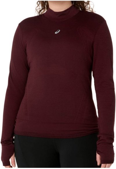 Asics - Women's Road Winter Seamless L/S Top - Laufshirt Gr L rot