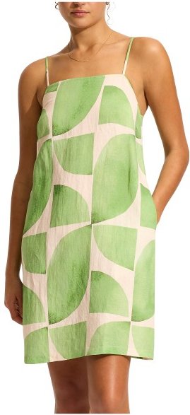 Seafolly - Women's Sunray Bandeau Mini Dress - Kleid Gr M bunt