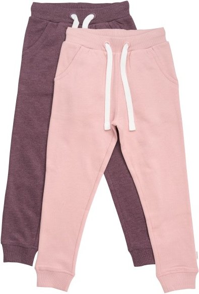 Minymo - Kid's Basic 37 Sweat Pants (2-Pack) - Trainingshose Gr 92 rosa