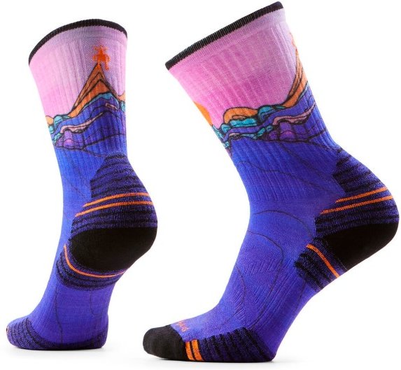 Smartwool - Women's Hike Targeted Cushion Sunrise Crew - Wandersocken Gr 42-45 lila