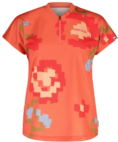 Maloja - Women's HocheiserM. All Mountain 1/2 - Radtrikot Gr XS rot