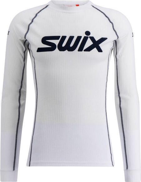Thumbnail - Swix - RaceX Classic Long Sleeve - Kunstfaserunterwäsche Gr S grau/weiß