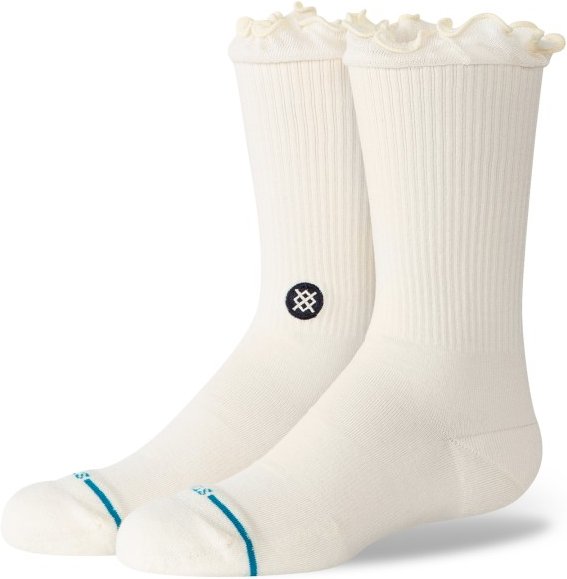 Stance - Kid's Ruffle Icon Crew - Multifunktionssocken Gr 35-37 weiß/beige