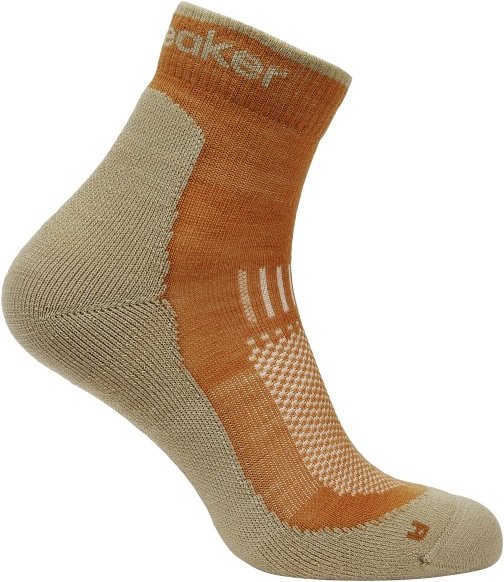Icebreaker - Merino Hike+ Light Mini - Wandersocken Gr 42-44 beige/braun