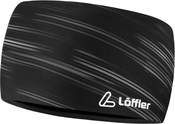 Löffler - Snowfall Design Headband - Stirnband Gr One Size schwarz
