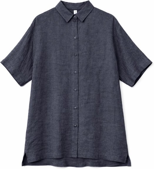 Mazine - Women's Linen Shirt Dress - Kleid Gr XS blau