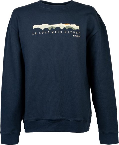 NIKIN - Treesweater Mountain Panorama - Pullover Gr XS blau