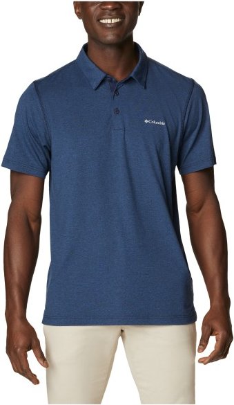 Columbia - Tech Trail Polo - Polo-Shirt Gr S - Length: 28'' blau