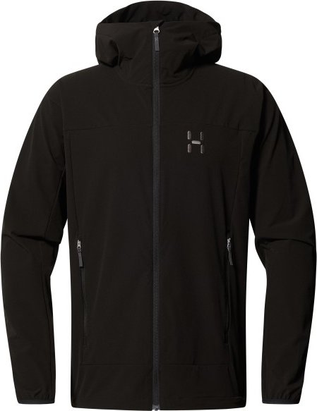 Haglöfs - Rosson Softshell Hood - Softshelljacke Gr L schwarz